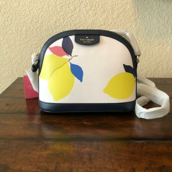 Kate Spade Sylvia Lemon Zest Dome Crossbody - Picture 2 of 7